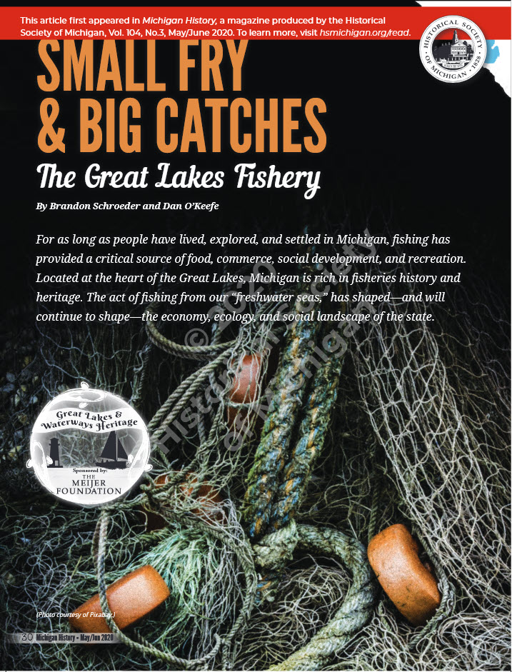 Cover page of article Small Fry & Big Catches for decoration. 